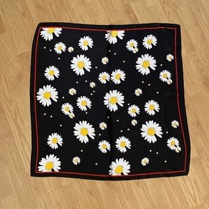Modcloth Raining daisies Bandana Square Scarf